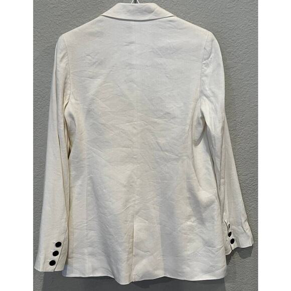 Vince Linen Blend Jacket Size 6 - Picture 7 of 8